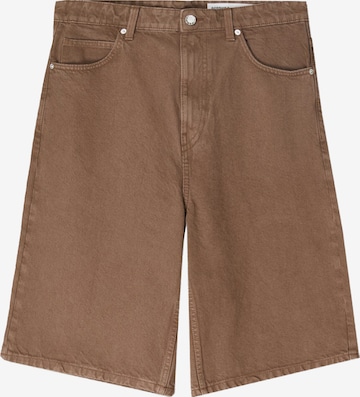 Bershka Baggy Farkut värissä ruskea: etupuoli