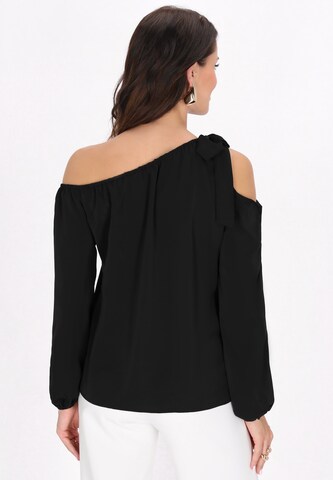 faina Bluse in Schwarz