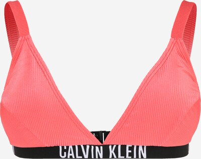 Calvin Klein Swimwear قطعة علوية من البيكيني بـ مرجاني / أسود / أبيض, عرض المنتج