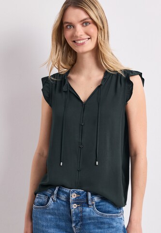 STREET ONE Bluse in Schwarz: Vorderseite