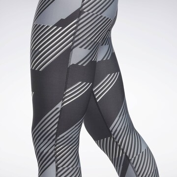 Skinny Pantalon de sport 'Workout Ready' Reebok en gris