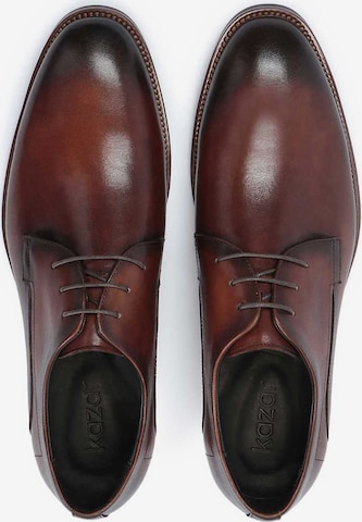 Kazar Lace-Up Shoes in Brown