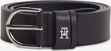 TOMMY HILFIGER Opasek 'ESSENTIAL EFFORTLESS 3.0' – modrá: přední strana