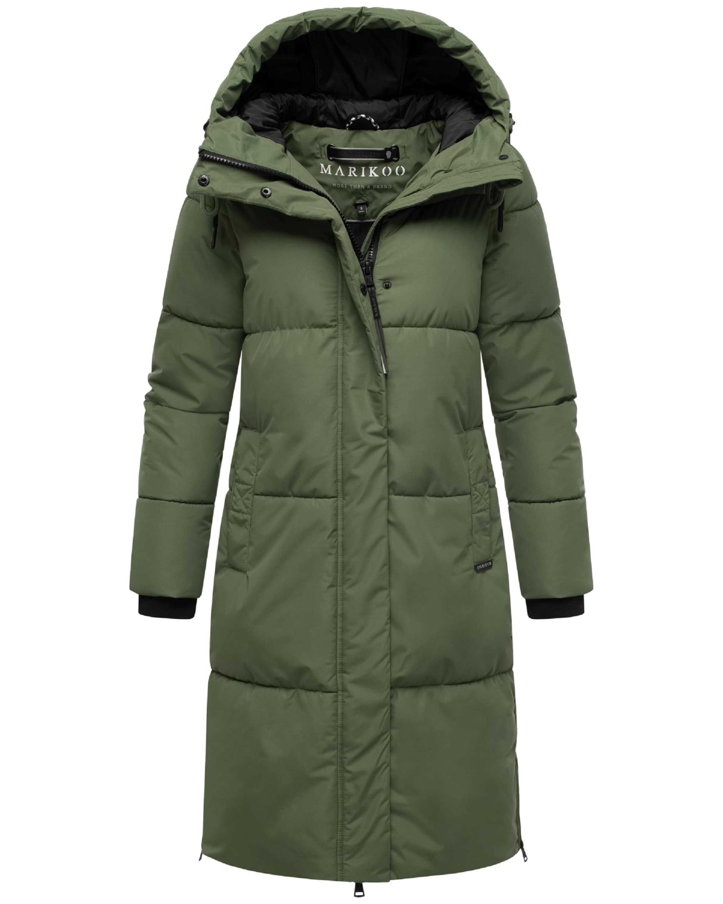MARIKOO Зимнее пальто 'Michikoo XVI' в Зеленый: спереди