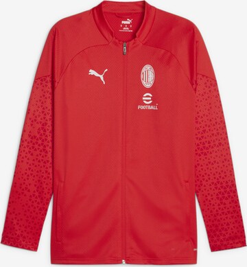 PUMA Sportjas 'AC Milan' in Rood: voorkant