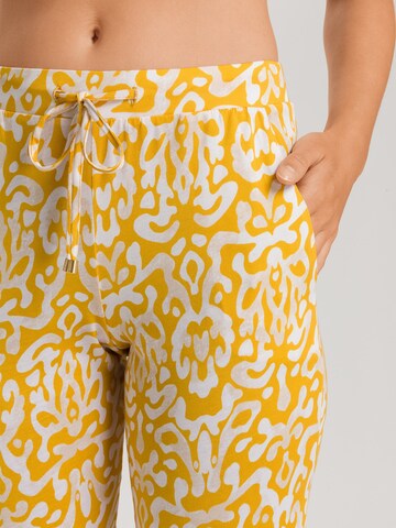 Hanro Pajama pants 'Sleep & Lounge' in Yellow