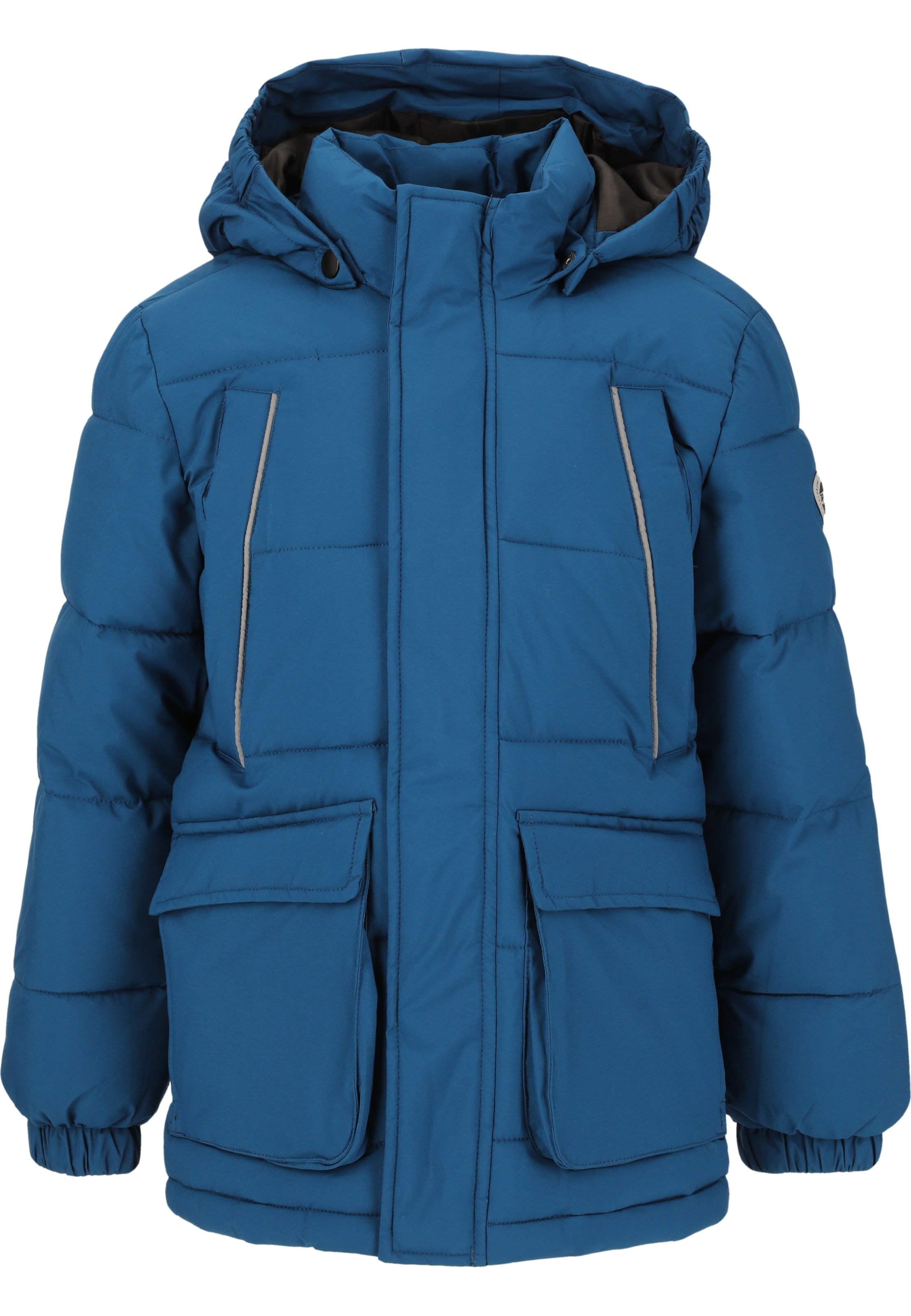 ZigZag Winter Jacket 'Jacob' in Blue: front