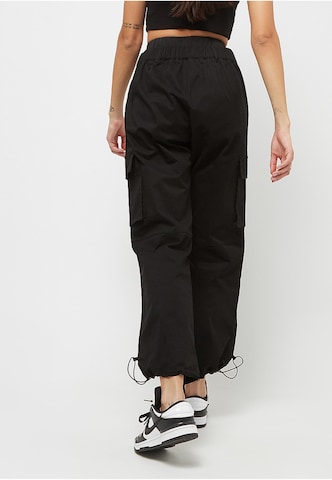 Effilé Pantalon cargo Sixth June en noir