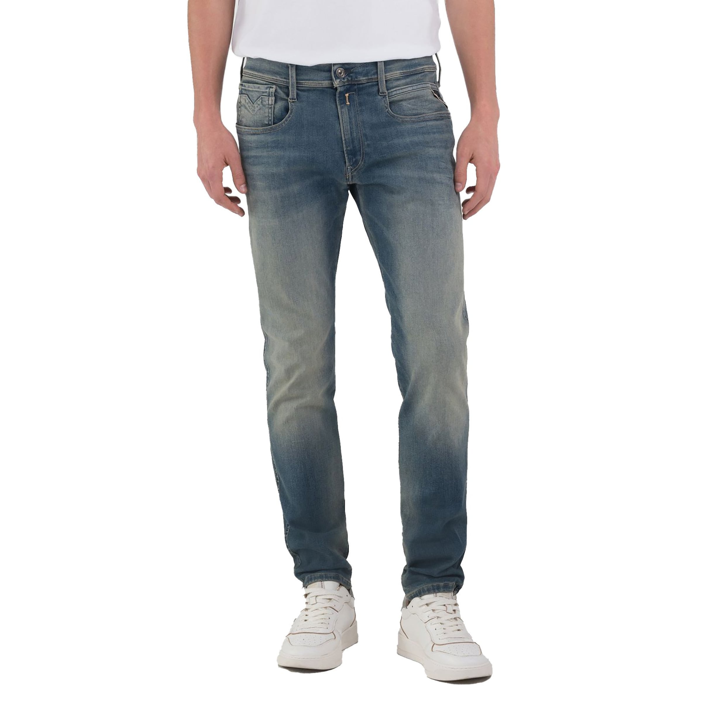 Slimfit Jeans di REPLAY in blu: frontale