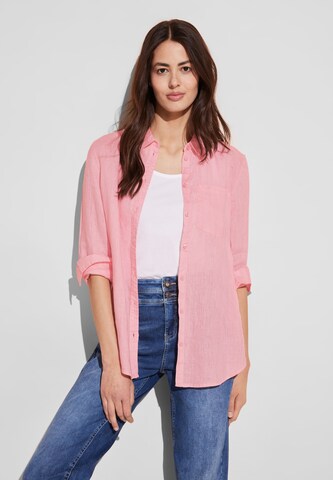 STREET ONE Blouse in Pink: front