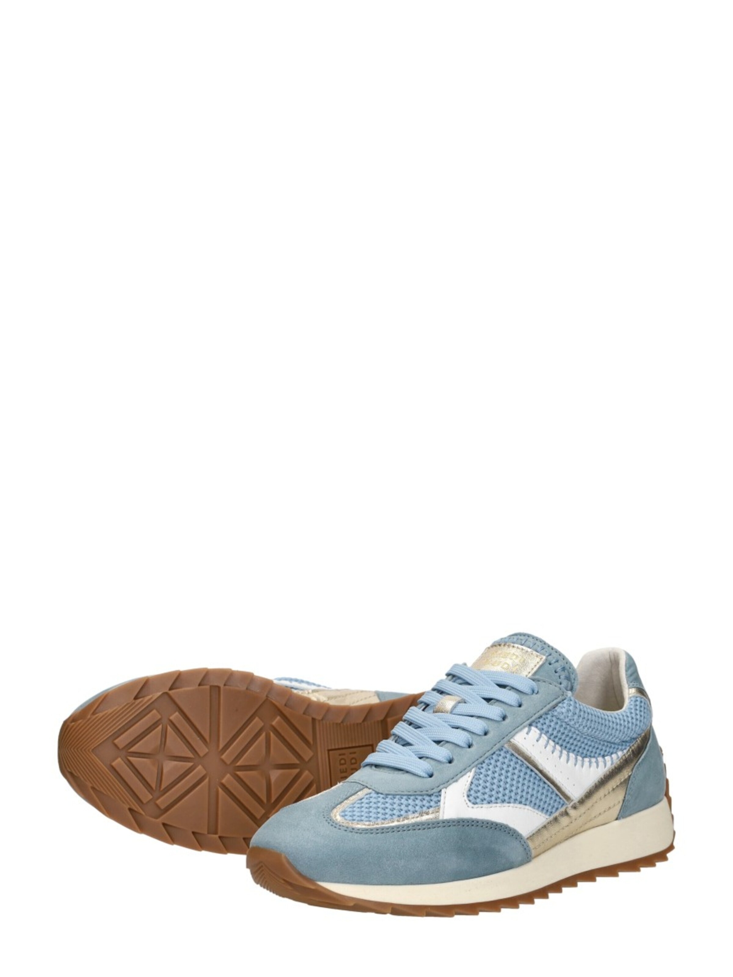 Piedi Nudi Sneakers laag 'Harlem' in Blauw