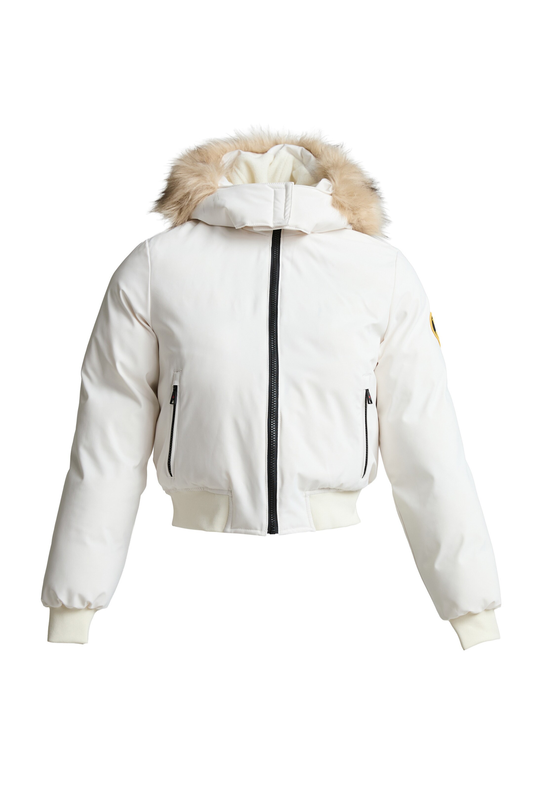 Zavetti Canada Between-Season Jacket 'Arabella' in White: front