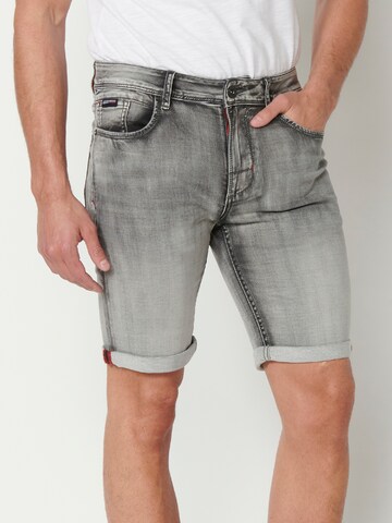 Coupe slim Jean KOROSHI en gris