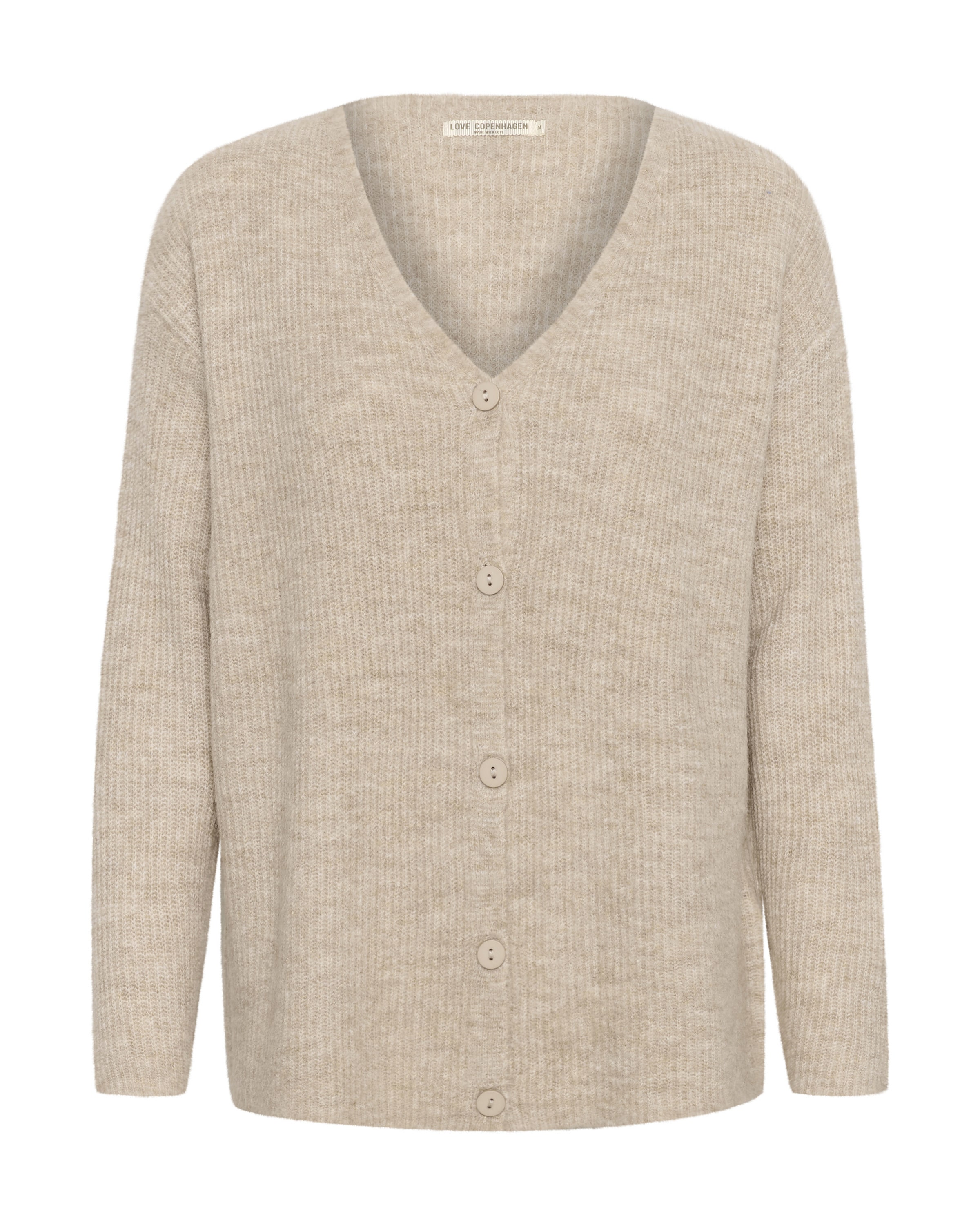Love Copenhagen Knit cardigan 'Paula' in Beige: front