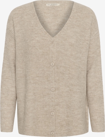 Cardigan 'Paula' Love Copenhagen en beige : devant