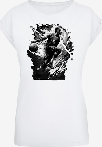 T-shirt F4NT4STIC en blanc : devant
