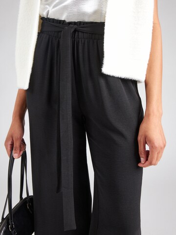 VILA Loose fit Trousers 'VIJosa' in Black