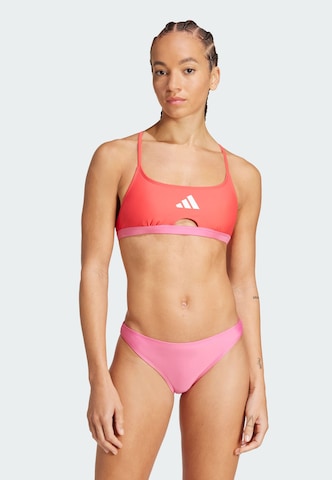 Bustino Bikini sportivo di ADIDAS SPORTSWEAR in rosa: frontale