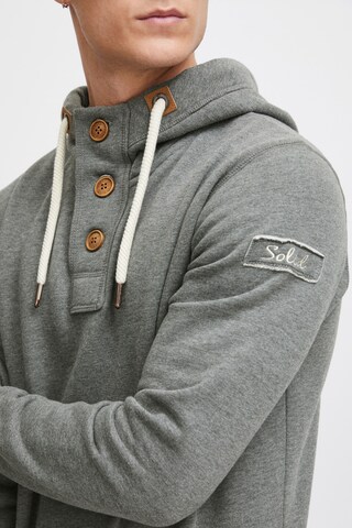 !Solid - Sweatshirt 'TripStrip' em cinzento