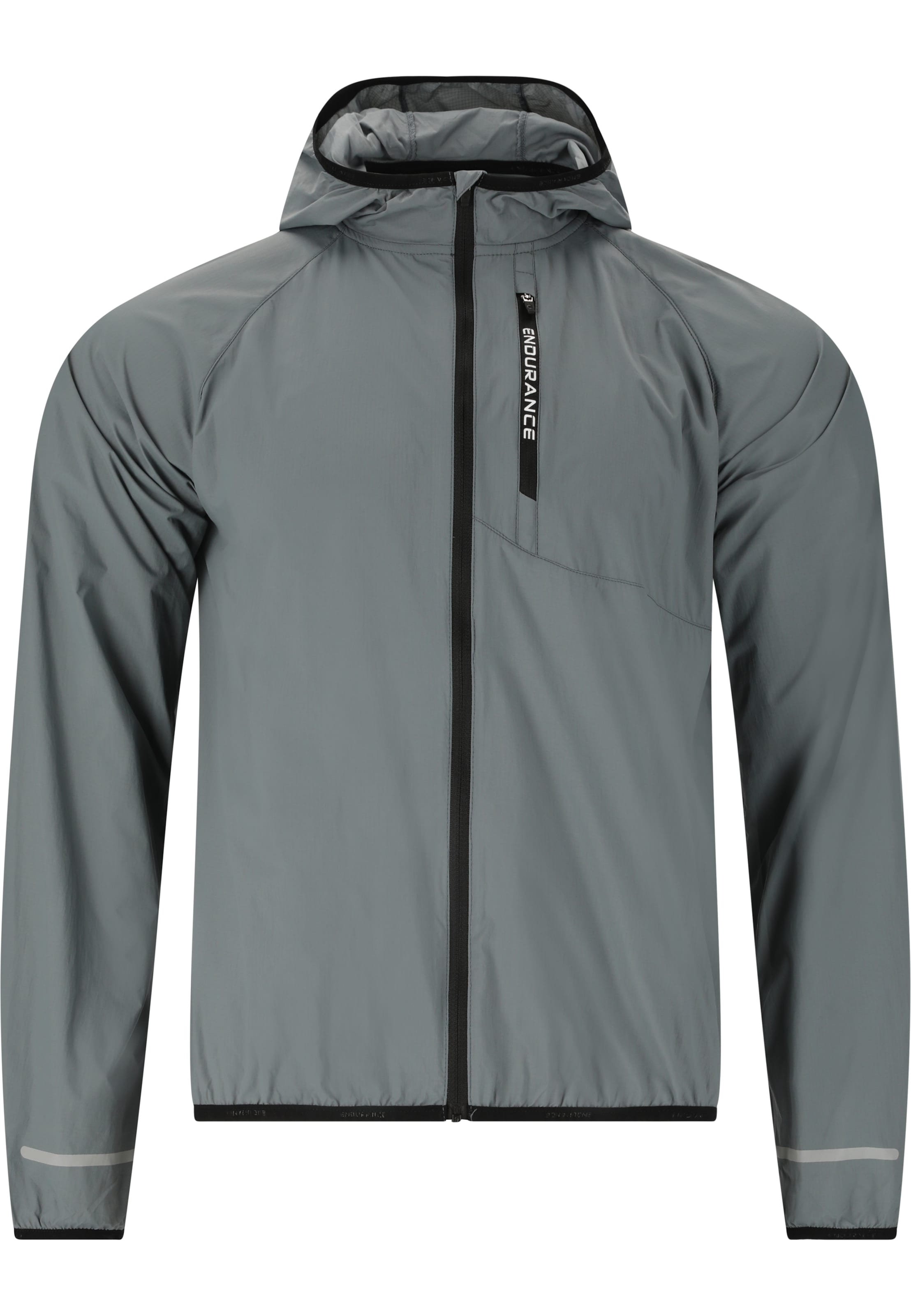ENDURANCE Sportjacke  'Ditlev' in Grau: Vorderseite