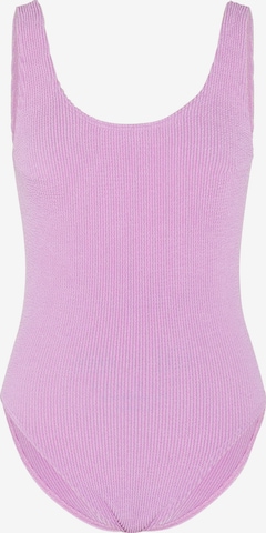 CHIEMSEE Classic Swimsuit in Purple: front