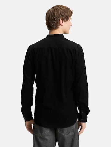 Coupe regular Chemise TOM TAILOR DENIM en noir