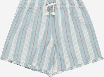 OshKosh Shorts in hellblau / hellgelb / hellrot / weiß, Produktansicht