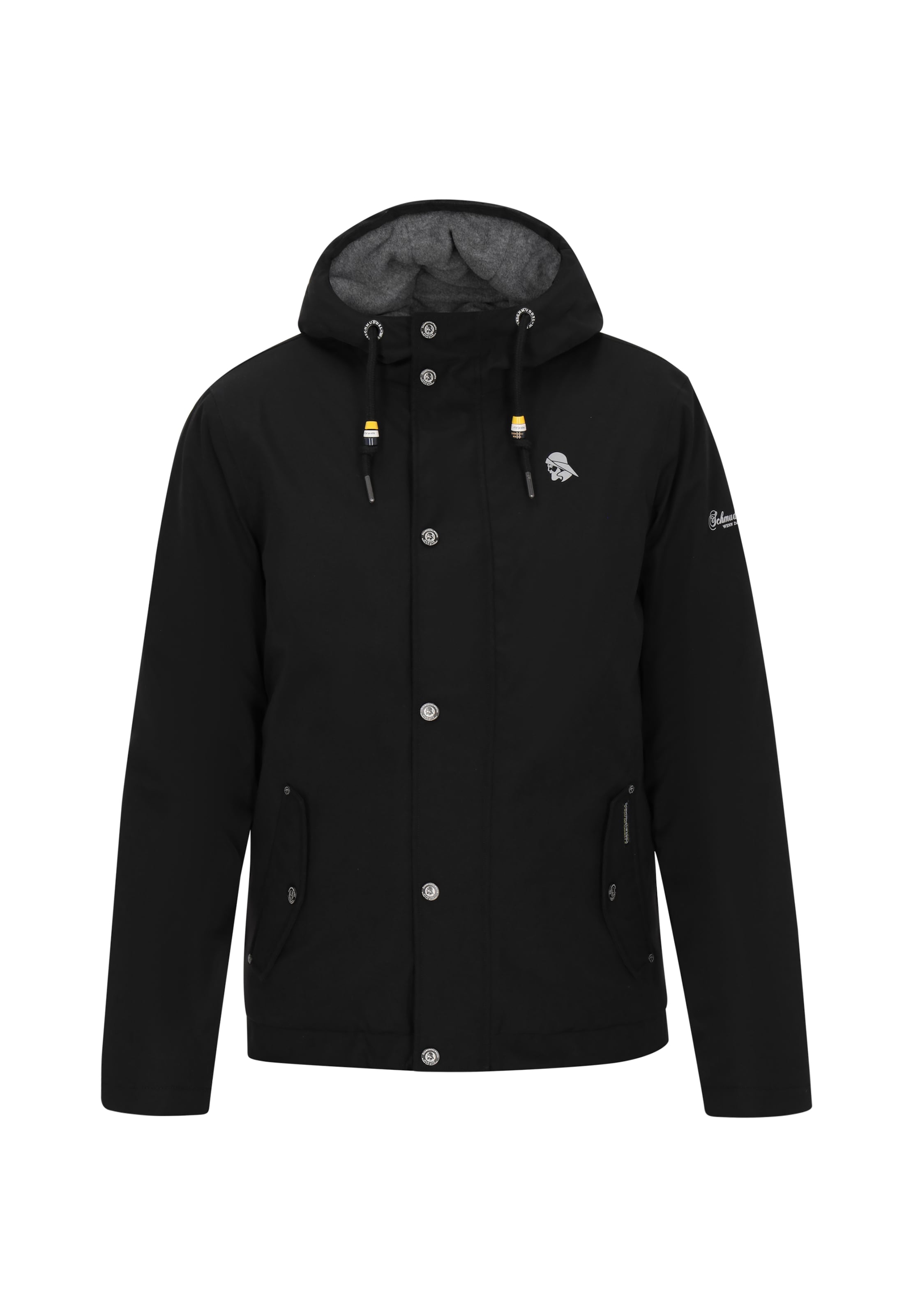 Schmuddelwedda Funktionsjacka i svart: framsida