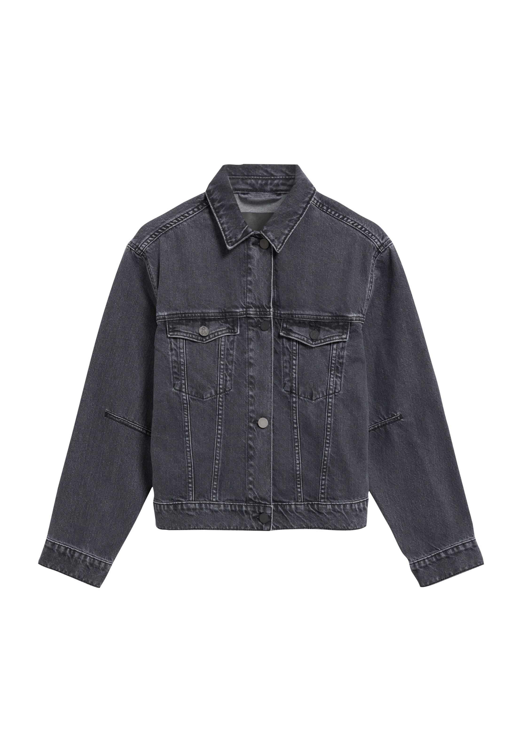 ARMEDANGELS Tussenjas in Zwart: voorkant