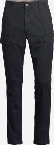 AÉROPOSTALE Slim fit Cargo trousers in Black: front