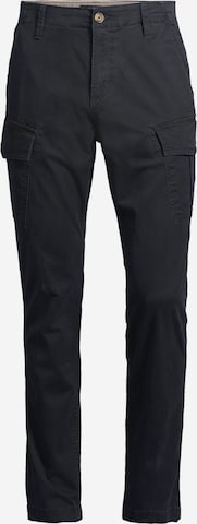 Coupe slim Pantalon cargo AÉROPOSTALE en noir : devant