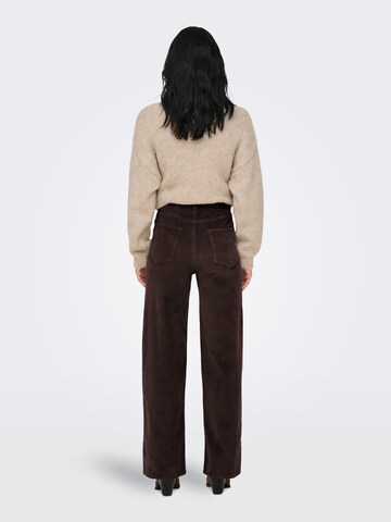 ONLY Baggy Broek 'Hope' in Bruin