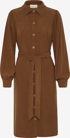 Robe-chemise 'Cody' Cream en marron : devant