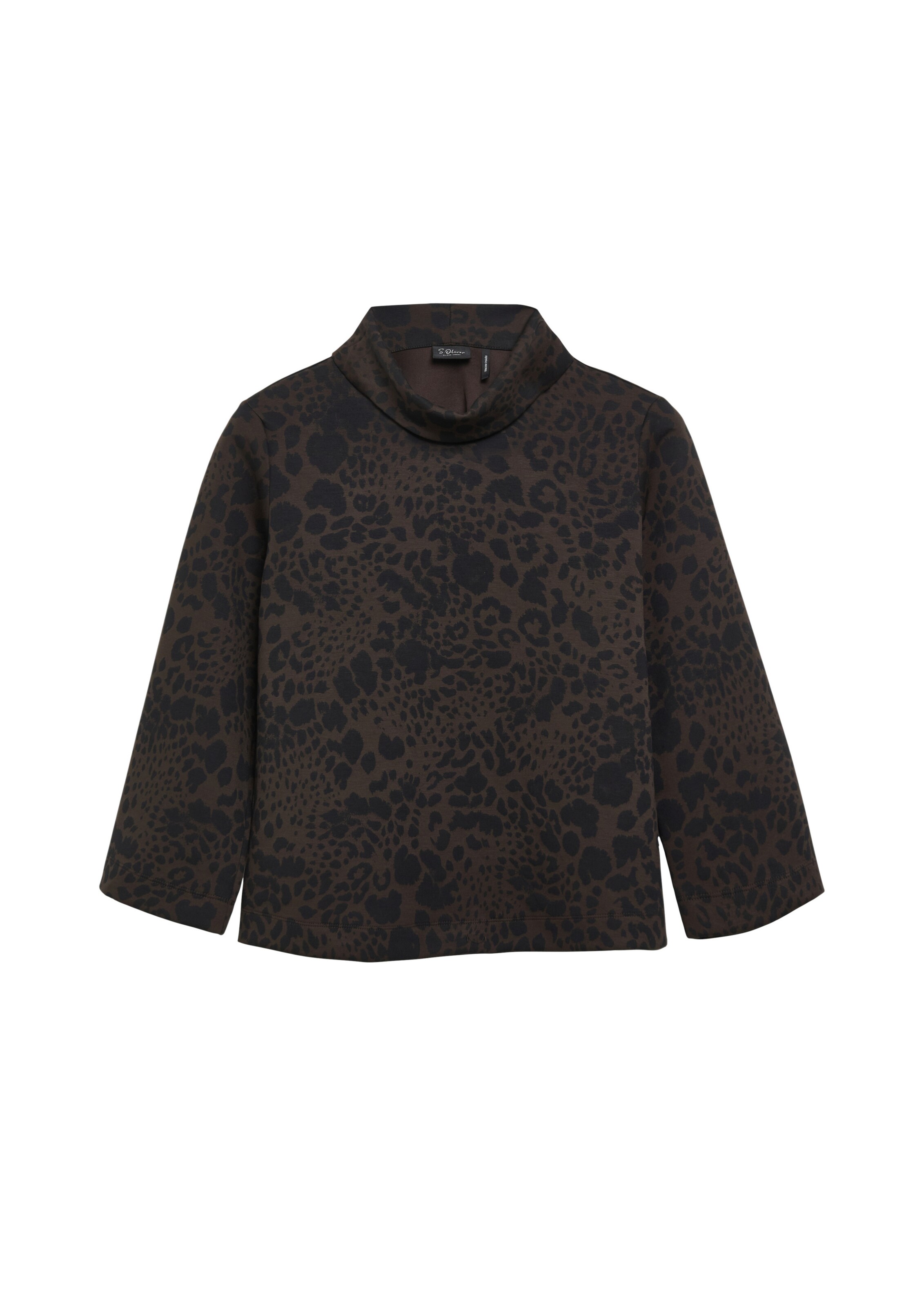 s.Oliver Sweatshirt in Braun: Vorderseite