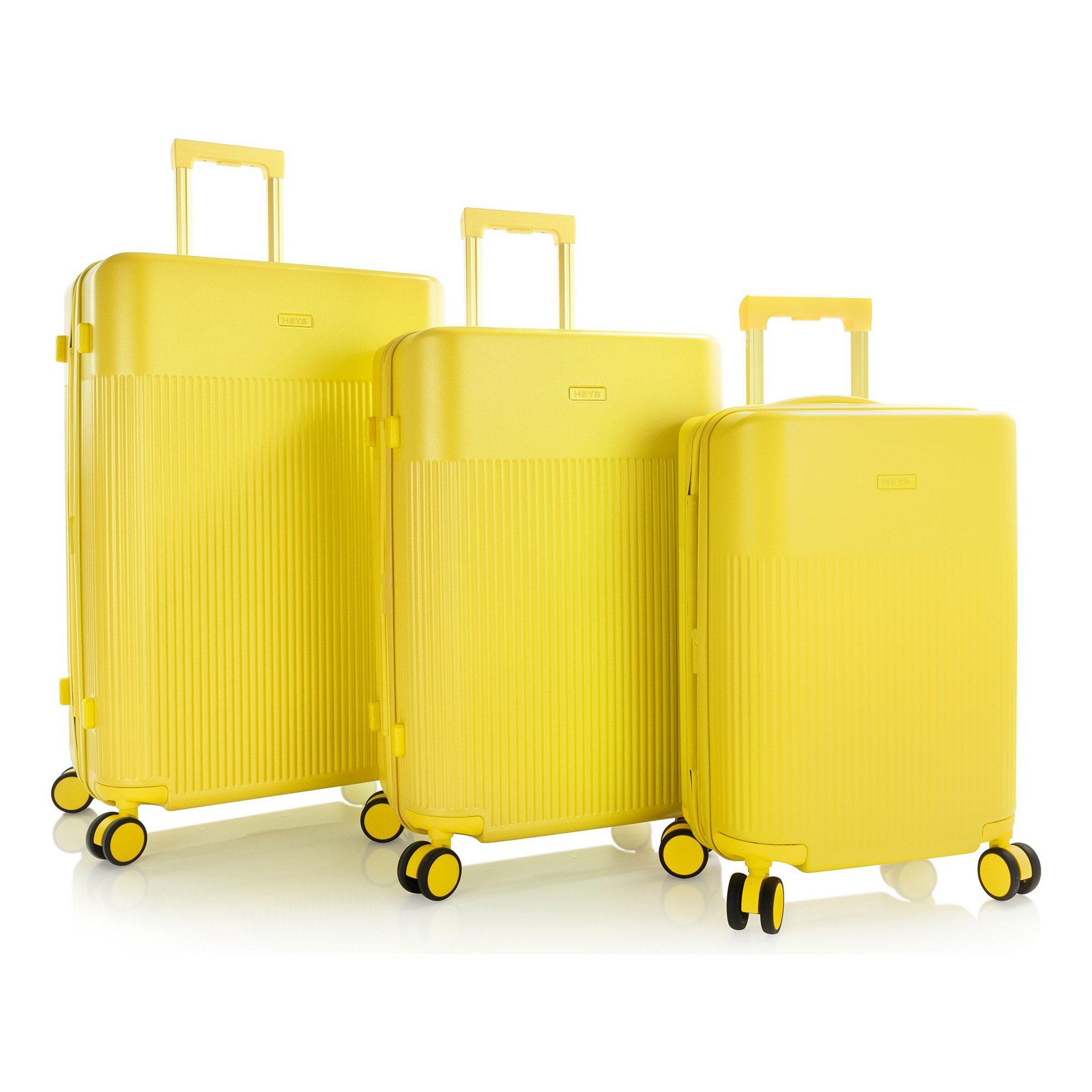Heys Suitcase Set 'HiLite' in Yellow: front