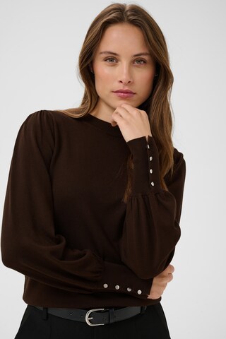 Pull-over Kaffe en marron