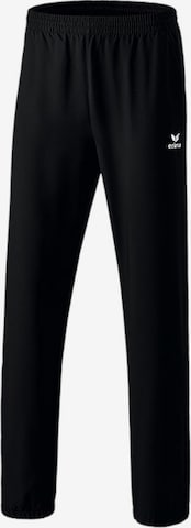 ERIMA Regular Workout Pants in Black: front