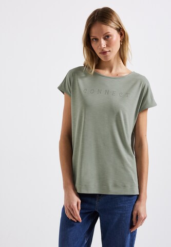 T-shirt STREET ONE en vert : devant