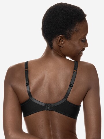 Mey T-Shirt BH 'Amorous' in Schwarz