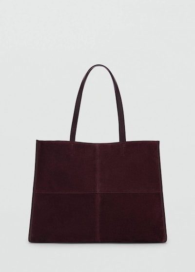 MANGO Shopper 'G--fes' in bordeaux, Produktansicht