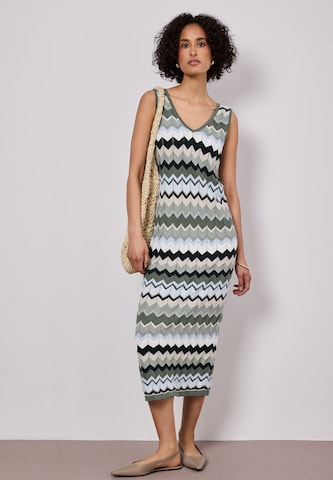 STREET ONE - Vestido de punto en azul: frente