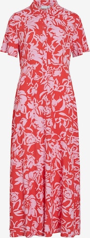 Robe-chemise VILA en rouge : devant