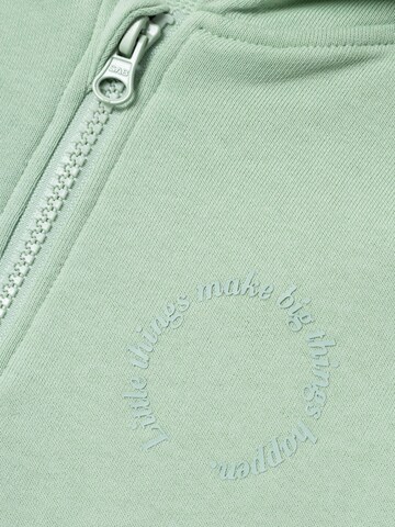 NAME IT Zip-Up Hoodie in Green