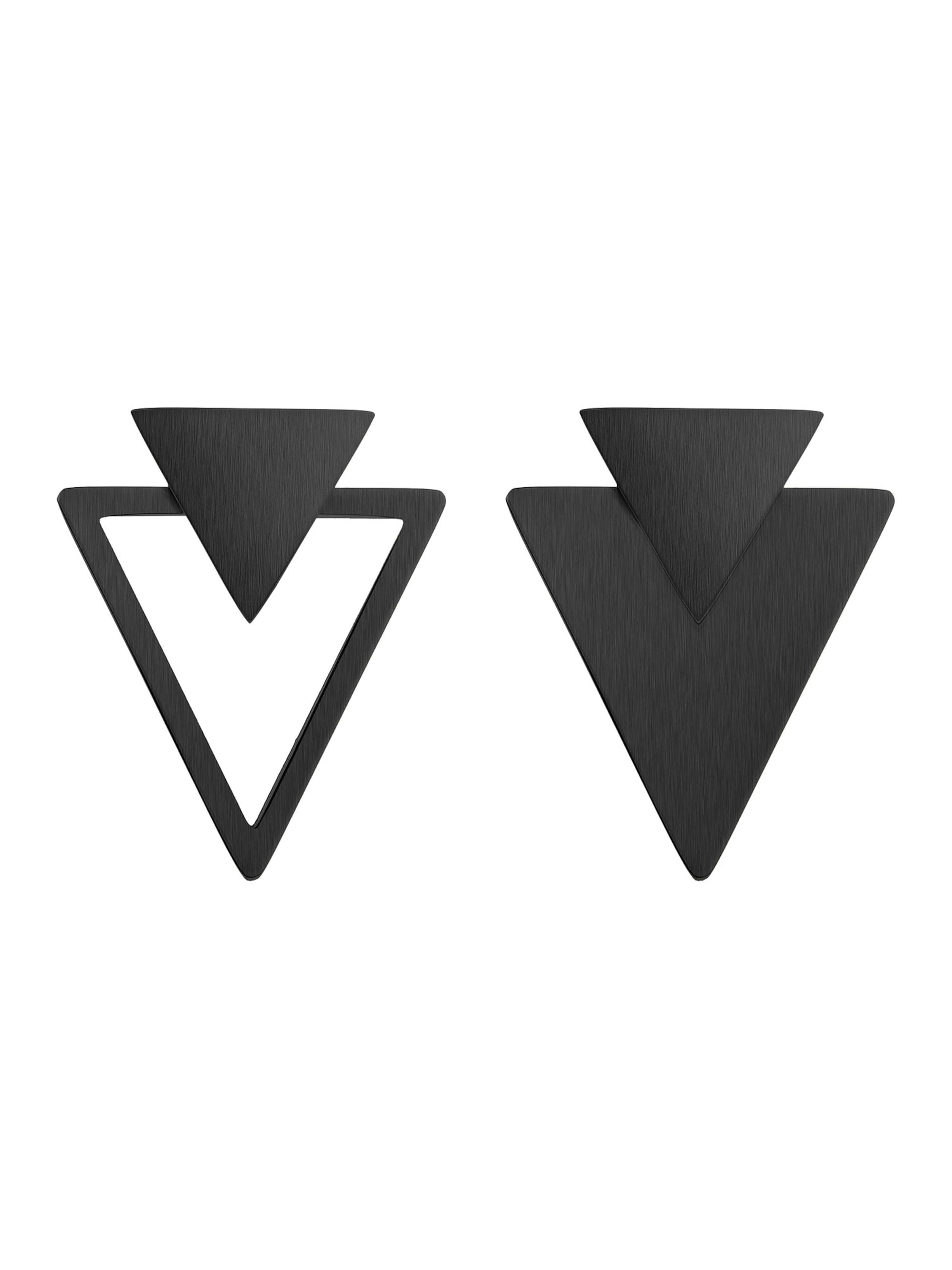 Boucles d'oreilles Liebeskind Berlin en noir : devant