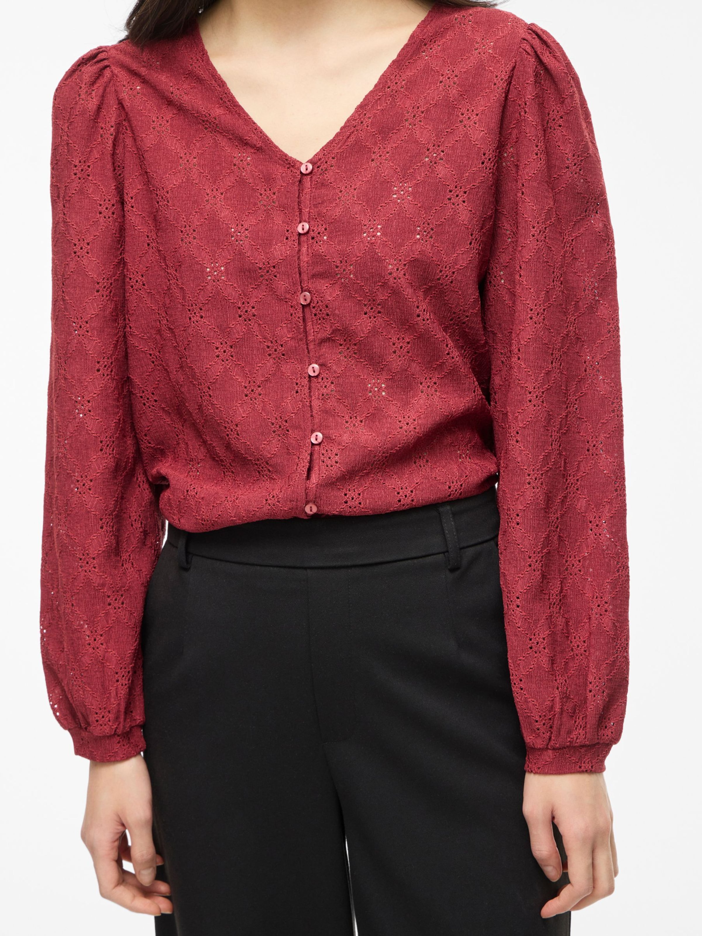 Camicia da donna di VILA in rosso