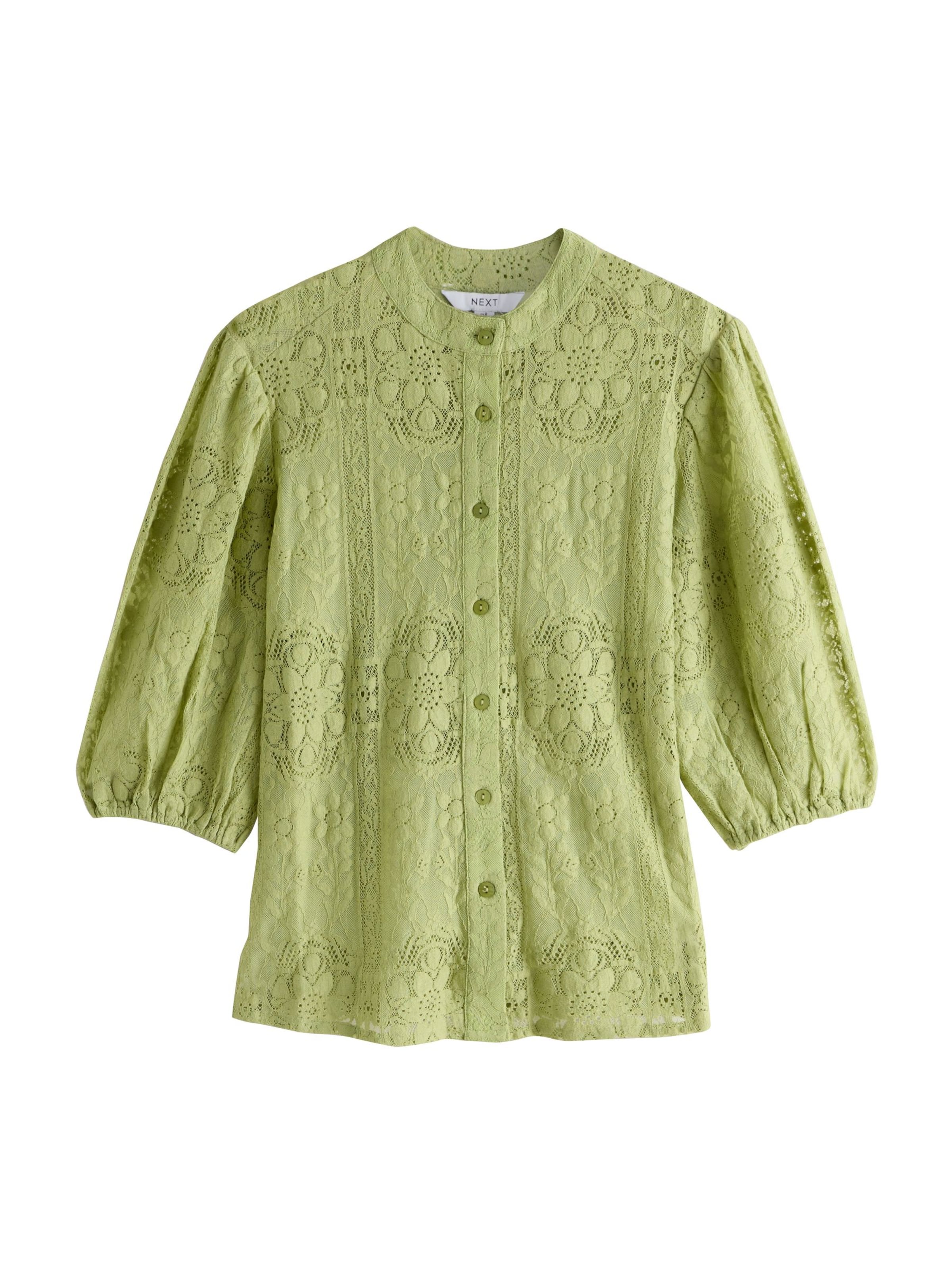 Next Блуза в зелено: отпред