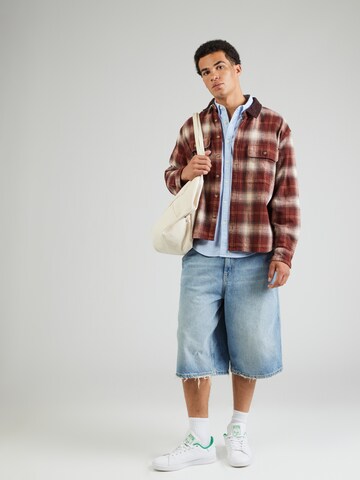 Abercrombie & Fitch Comfort fit Overhemd in Rood