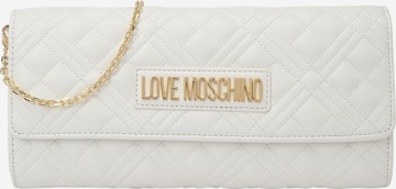 Love MoschinoPismo torbica - bijela boja: prednji dio