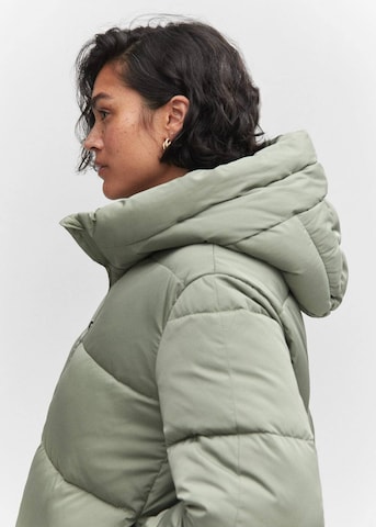 MANGO Zimná bunda 'Tokyo' - Zelená