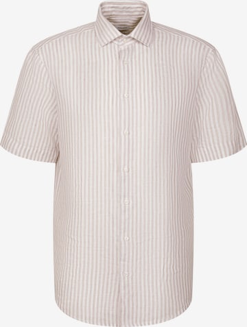 Chemise 'Smart Linen' SEIDENSTICKER en beige : devant